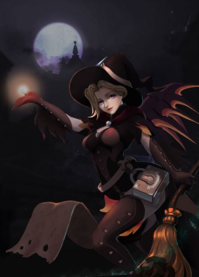 [原创] [守望先锋] 万圣节-天使女巫