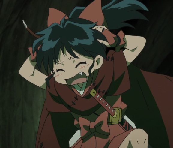 讨论夜叉姬里面的犬夜叉女儿也太可爱了吧