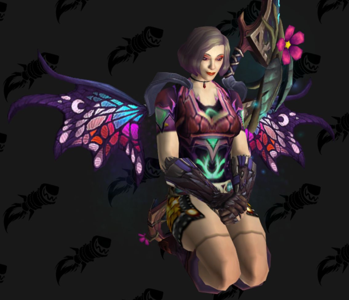 [只爱幻化145]女夜之子布甲/男狐人皮甲/女人类锁甲幻化,法师短裙