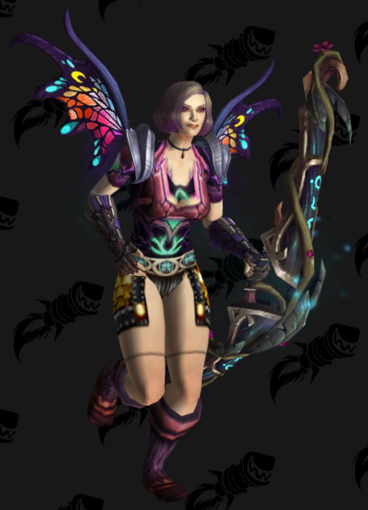 只爱幻化145女夜之子布甲男狐人皮甲女人类锁甲幻化法师短裙妖精卫士