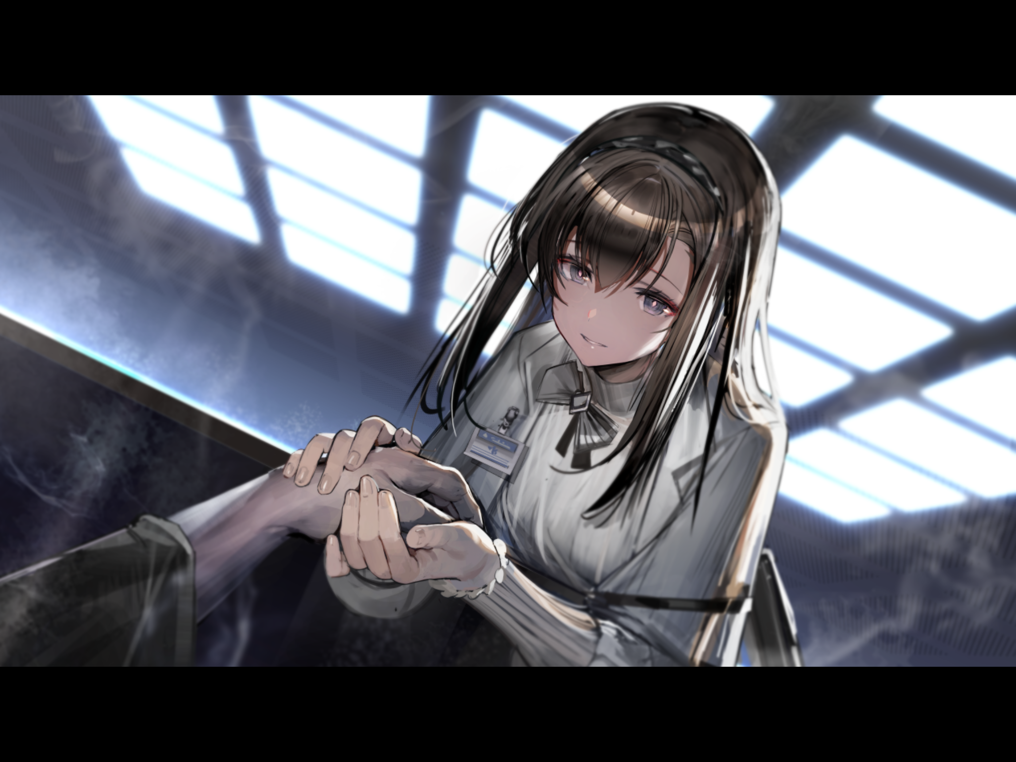 [失智氵] 阿米娅和普瑞赛斯的构图肯定是故意的吧?