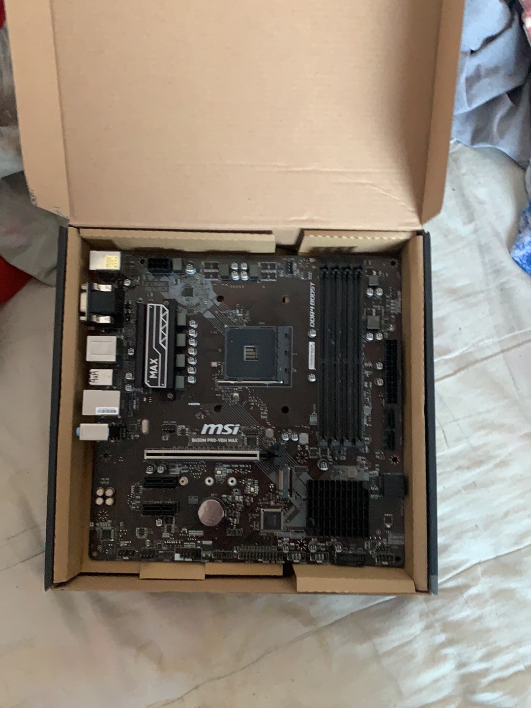 预出一块微星b450mprovdhmax已出