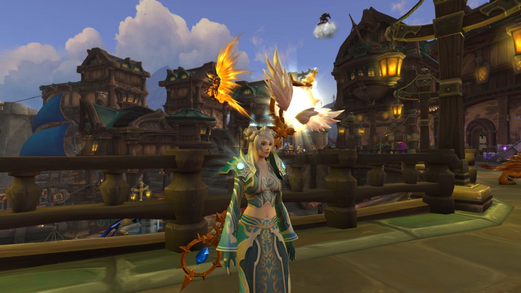 终于黑市凑齐牧师t3套了!自己一件件拍的!