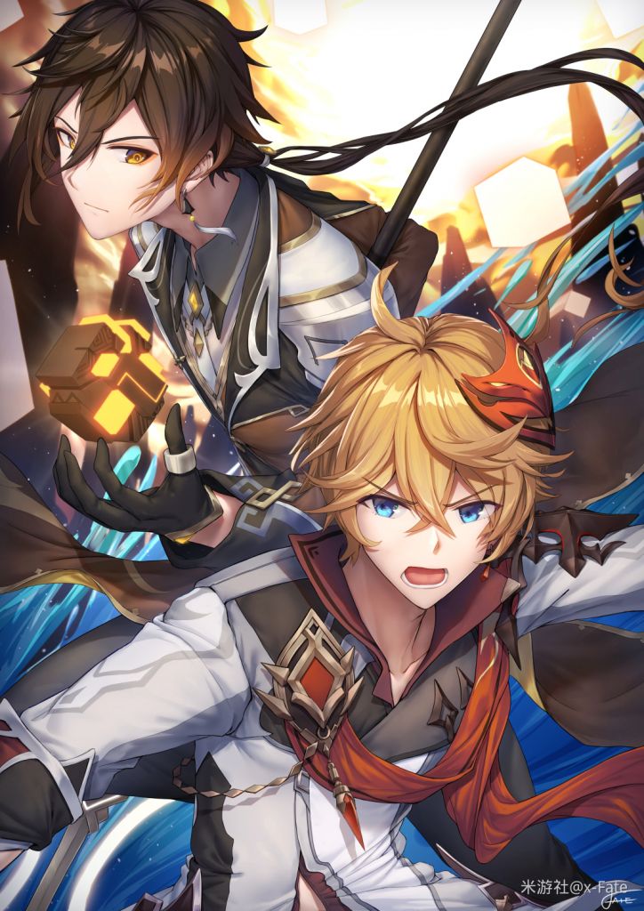 同人搬运公子钟离的图