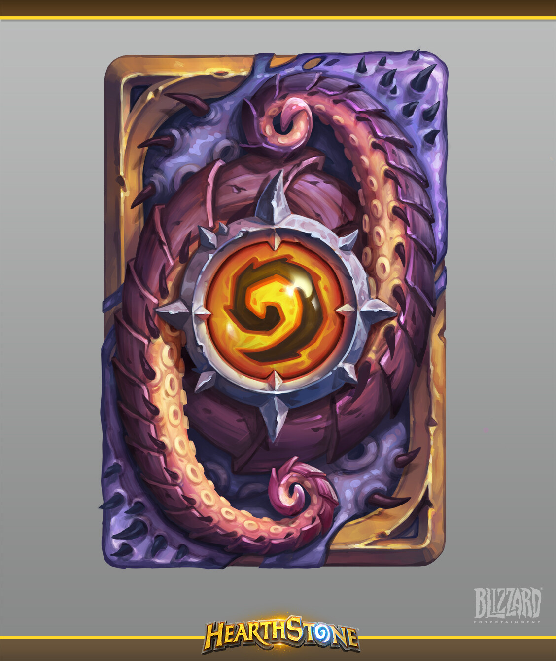 破事水古神与马戏团恩佐斯和喧嚣灯火卡背绘制过程