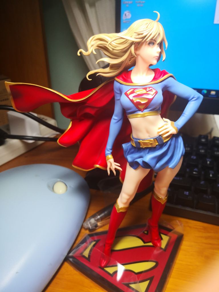 手办寿屋的女超人卡拉品质很不错啊