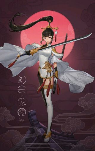 请问有没有dnf里面剑帝的美图啊