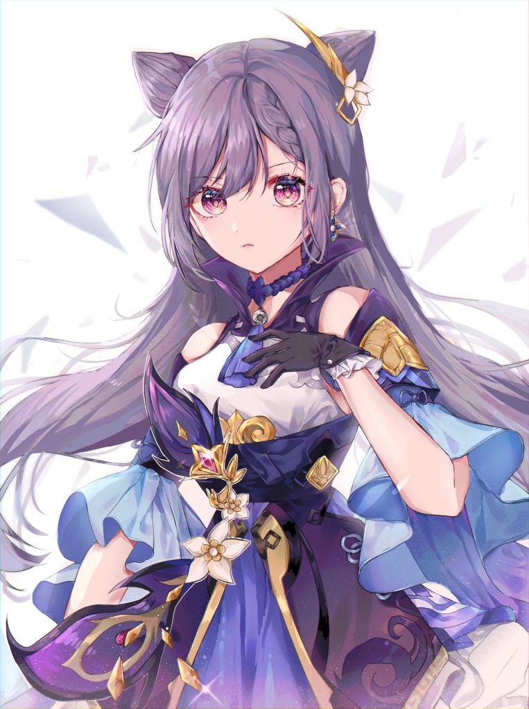 同人搬运璃月七星眸如琉璃者刻晴也