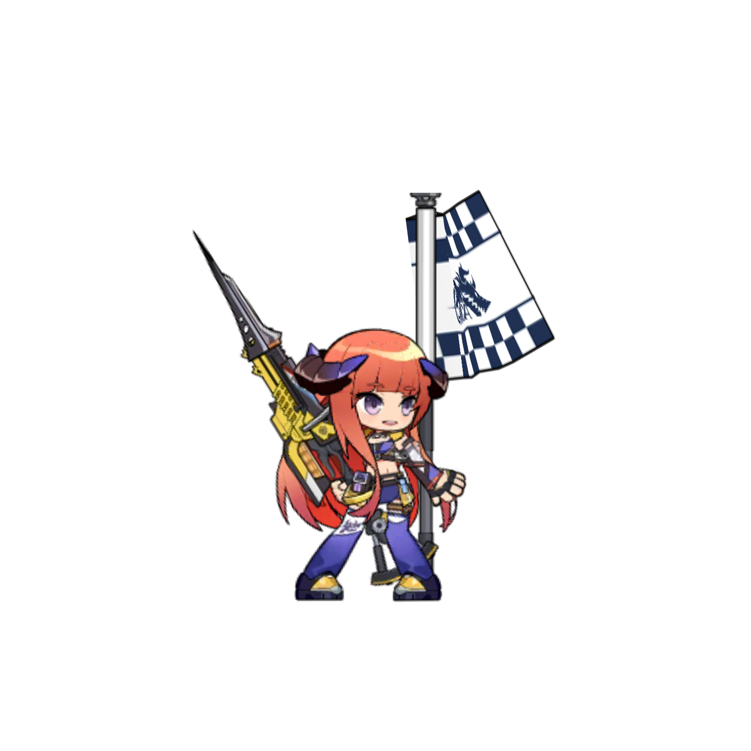 整活氵旗帜是强度的证明你说对吧萨卡兹哨兵