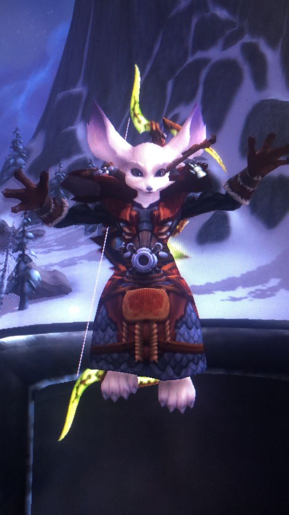 大家贴出你们的狐人布甲幻化看看