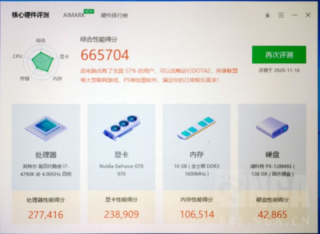 自用整机i74790kz97gtx970价格能谈