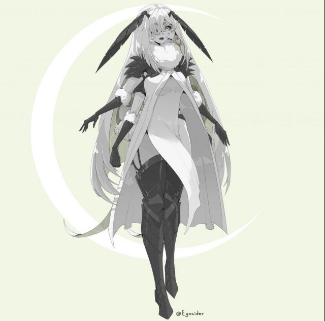 专楼vartist画师转生魂系gamer羽蛾虫娘人外系个人势v月神蛾juniper