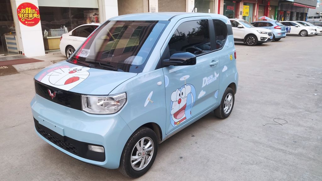 老头乐电瓶车五菱宏光miniev简单提车作业