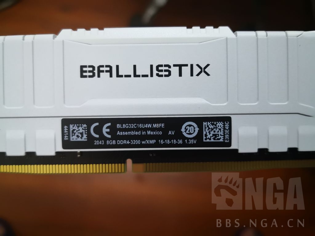 硬件求助1117京东买的英睿达3200套条看来下还是c9bjz