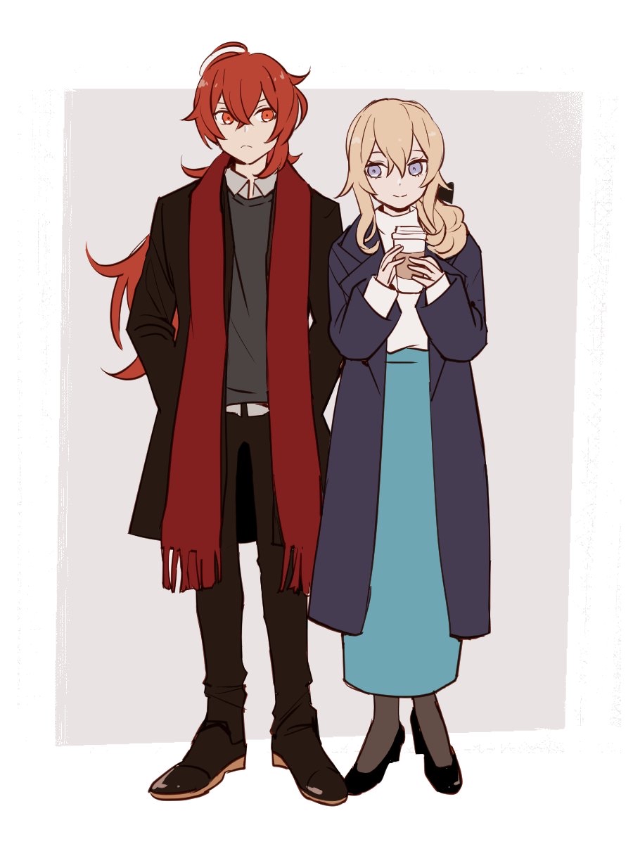 同人搬运冬装卢姥爷冬装琴