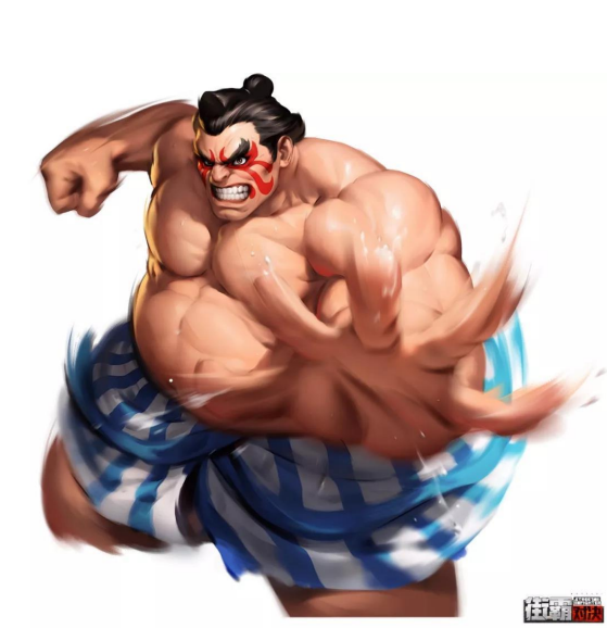街霸对决q萌的隆和写实的隆都各自帅气多元风格的人物创作解析