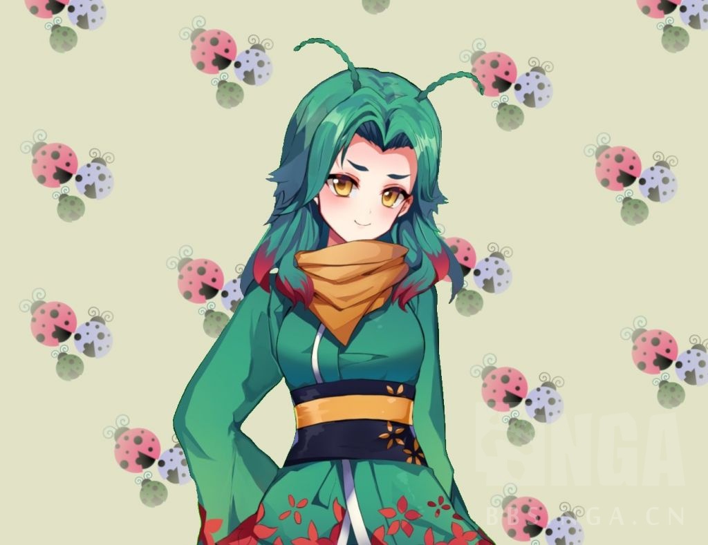 [专楼][vartist]画师转生 魂系gamer 羽蛾虫娘人外系个人势v——月神