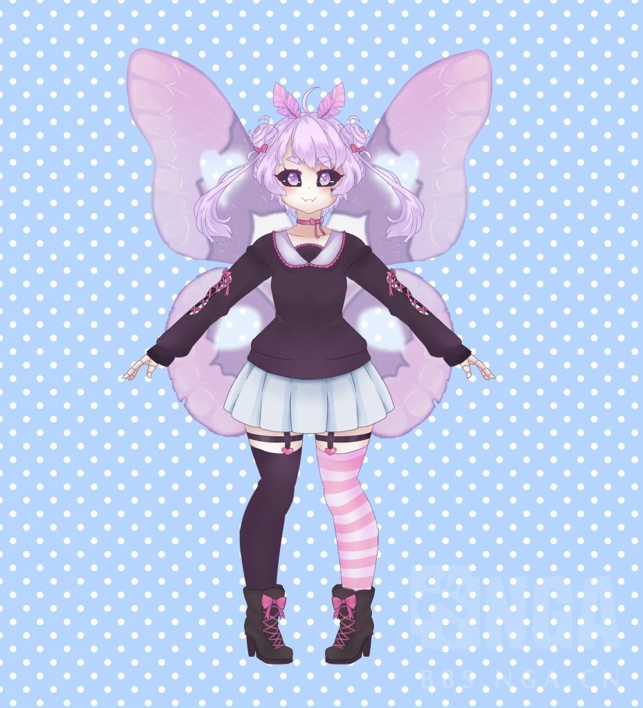 [专楼][vartist]画师转生 魂系gamer 羽蛾虫娘人外系个人势v——月神