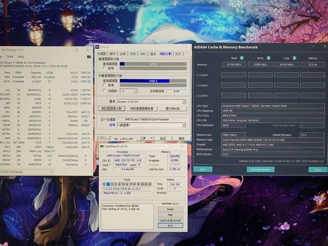 [求助]5800x 华硕b550m重炮手,cpuz单核620