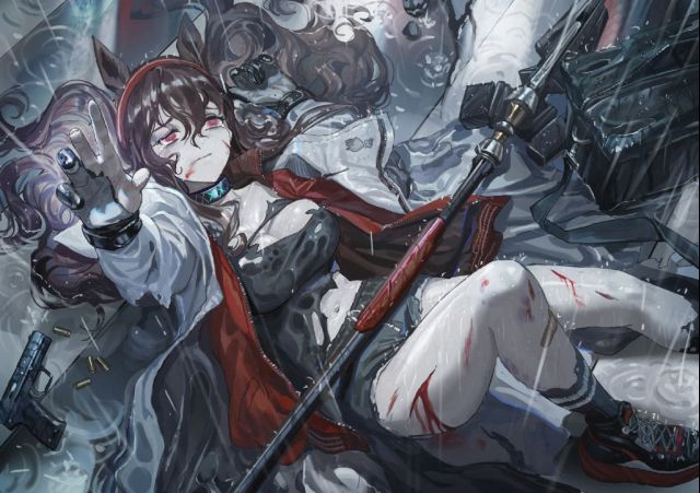 [微博搬运][有授权图]战损的安洁莉娜