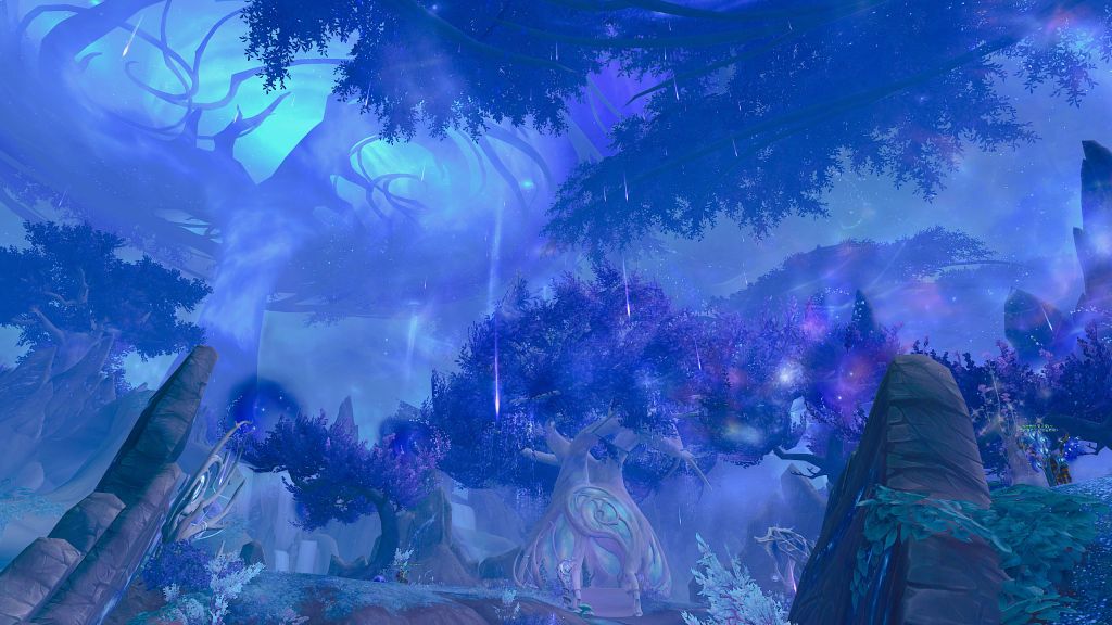 炽蓝仙野今天下流星雨了