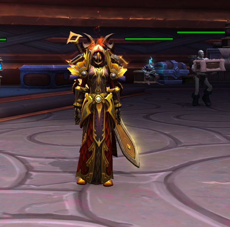 萌新东拼西凑了一套圣骑士幻化感觉很丑