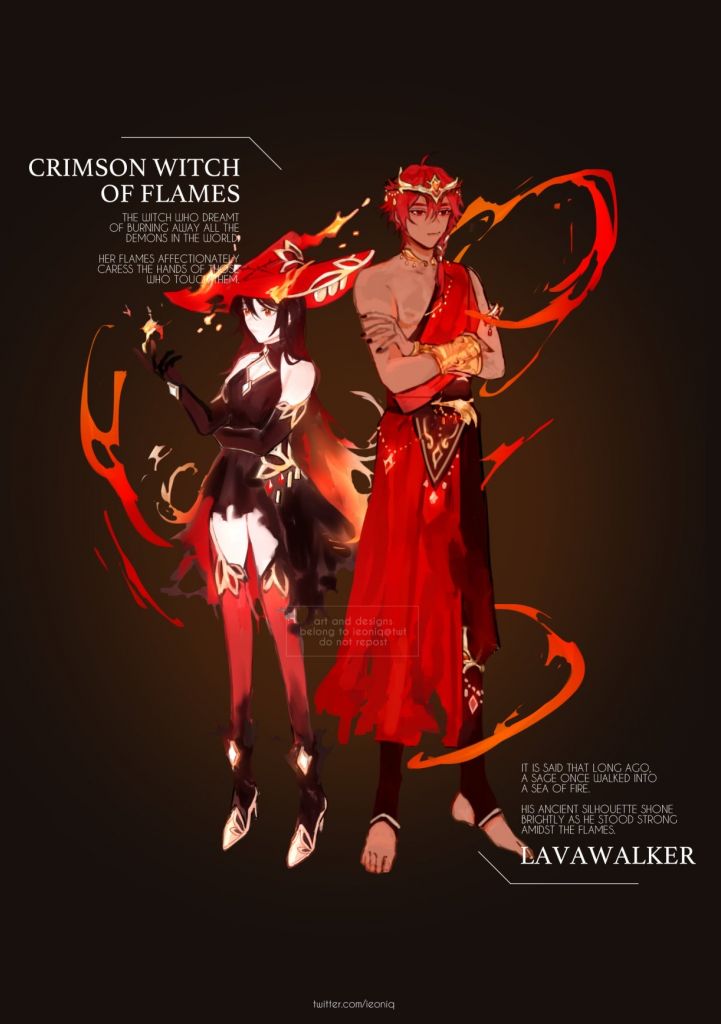 同人搬运炎之魔女和渡火者