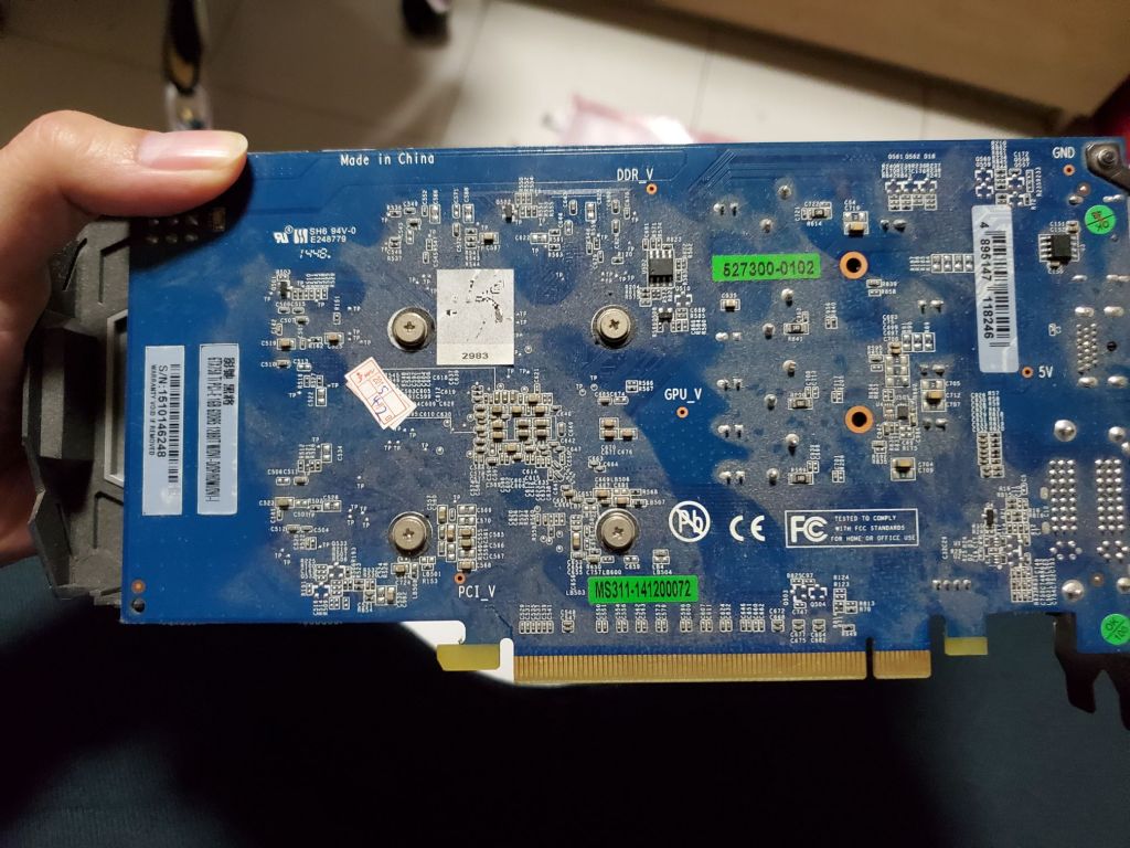 出影驰7501g黑将ddr5清灰找出以前升级留下被鸽了160元江浙泸包邮