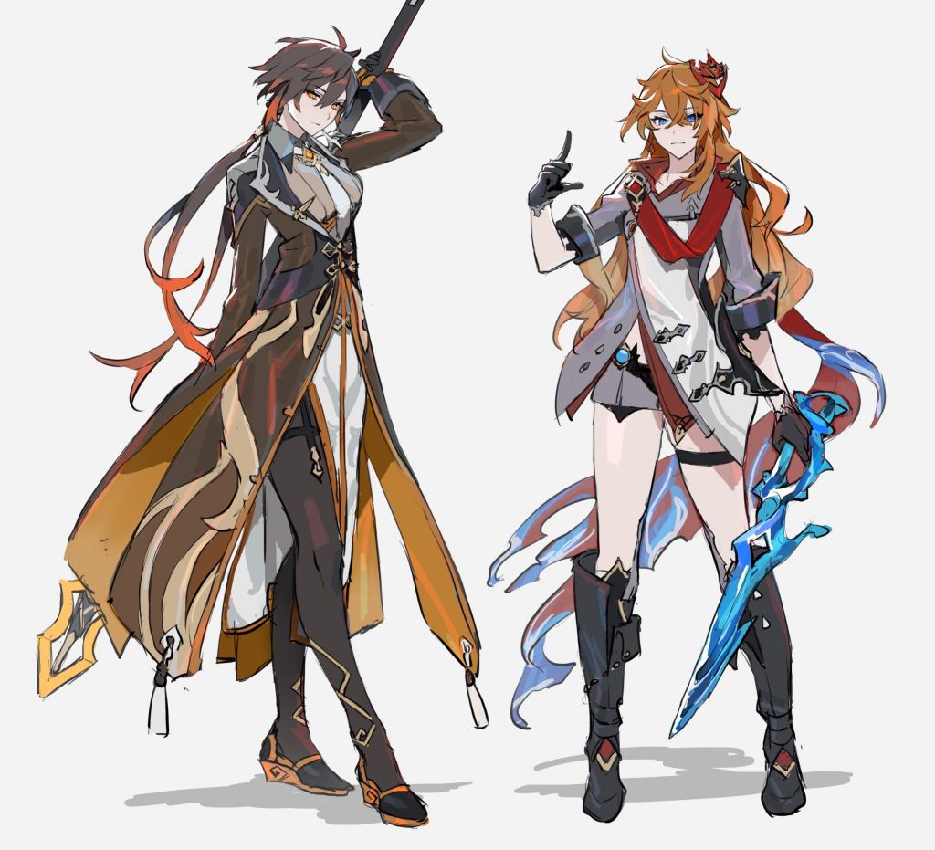 同人搬运女体钟离和公子