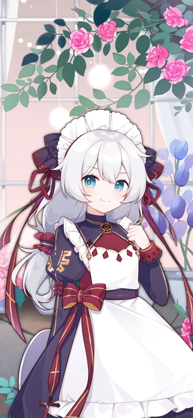 崩崩氵搬运一套无水印的女仆装图