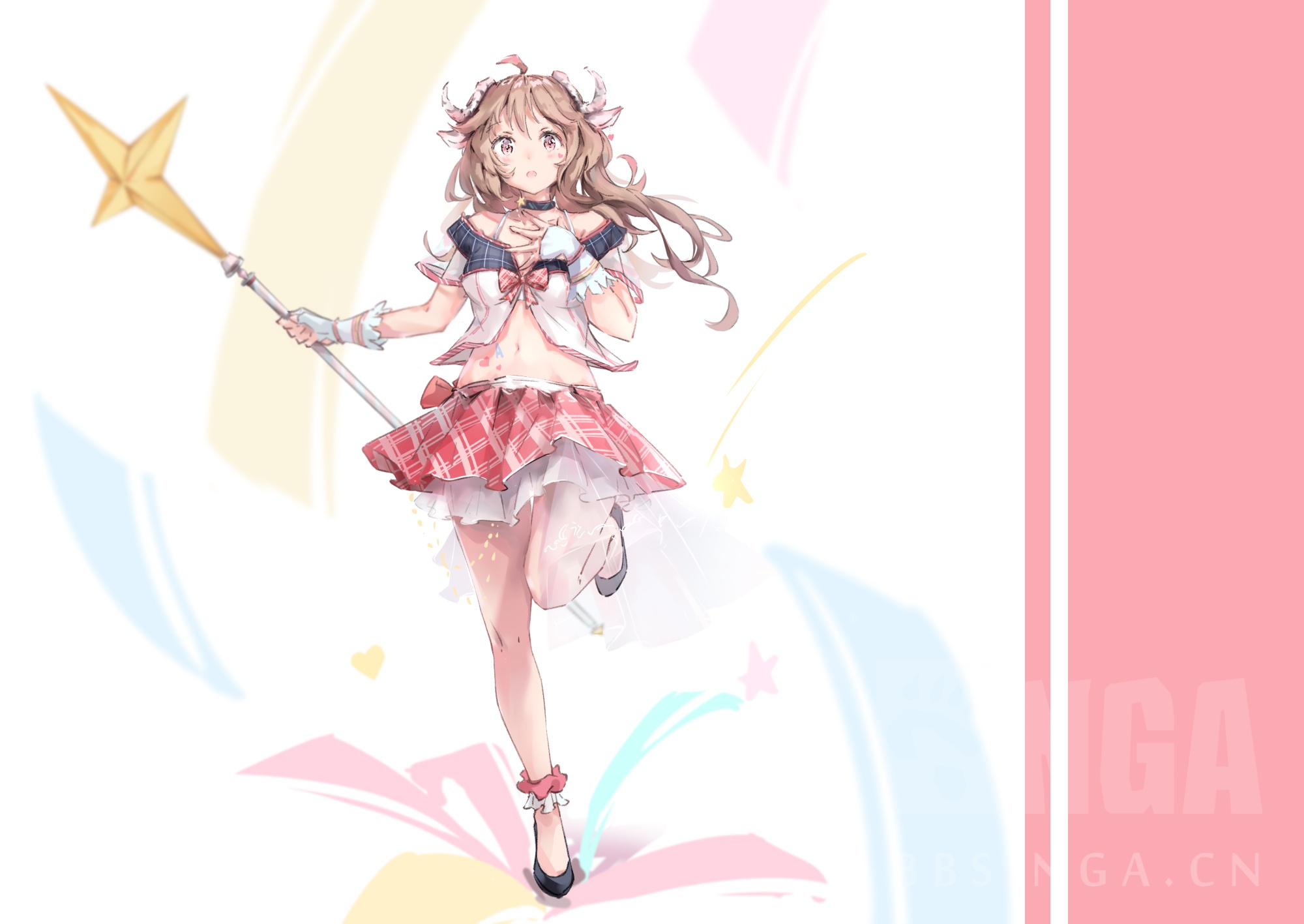 [同人绘画] 用anmi老师的风格摸一只艾雅法拉(上色完成)