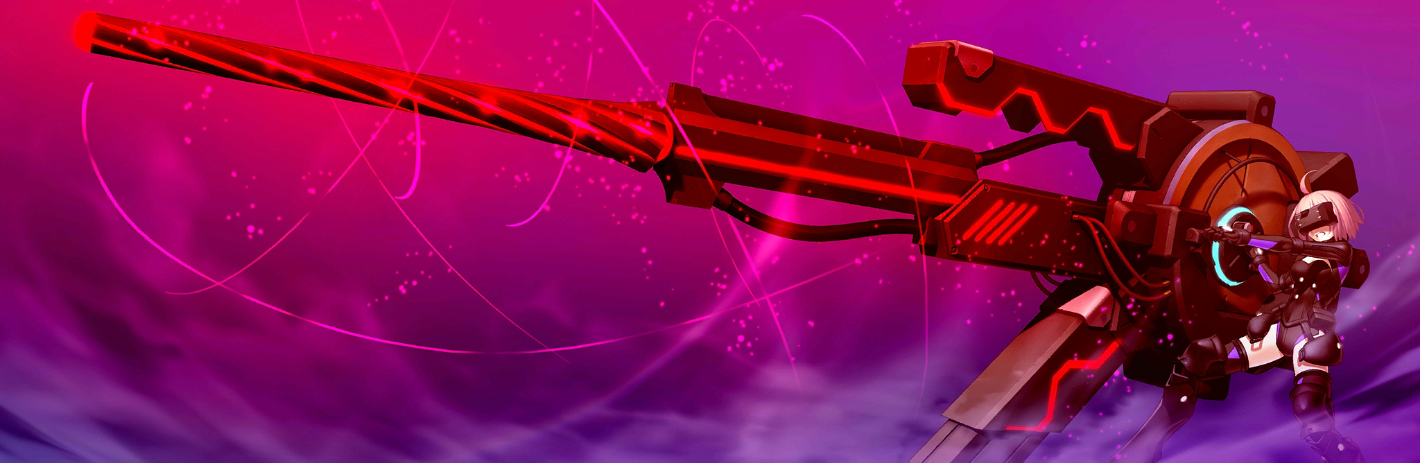 有没有玛修带黑枪的正面图