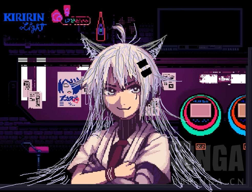 同人微联动ark9ts泰拉酒保行动精美插图迫真附