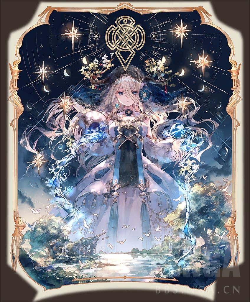 [脑洞大开][分析][安利]暗影之诗塔罗牌——星星·星辉女神 常态(大型