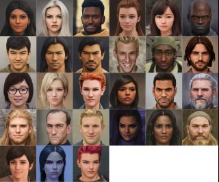 reddit上有位大佬绘制了守望先锋所有人物的真人版头像