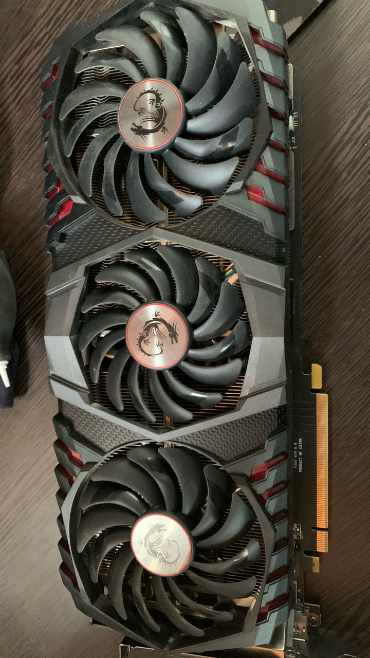 电脑硬件在保到21年3月8日的微星魔龙1080ti