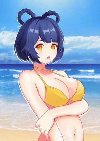 同人创作画了泳装香菱