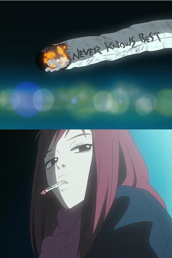 不过藤本自己说了自己就是画的黑暗版flcl,致敬经典镜头也没啥 起码改