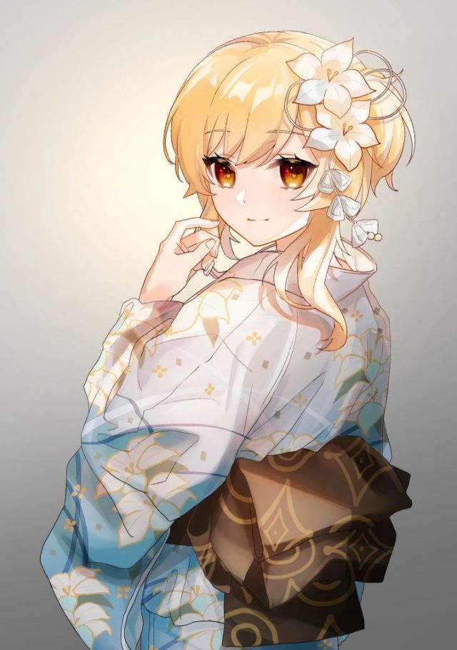 手机 网页游戏综合讨论 原神 万文集舍 [同人搬运]穿着新和服的荧妹