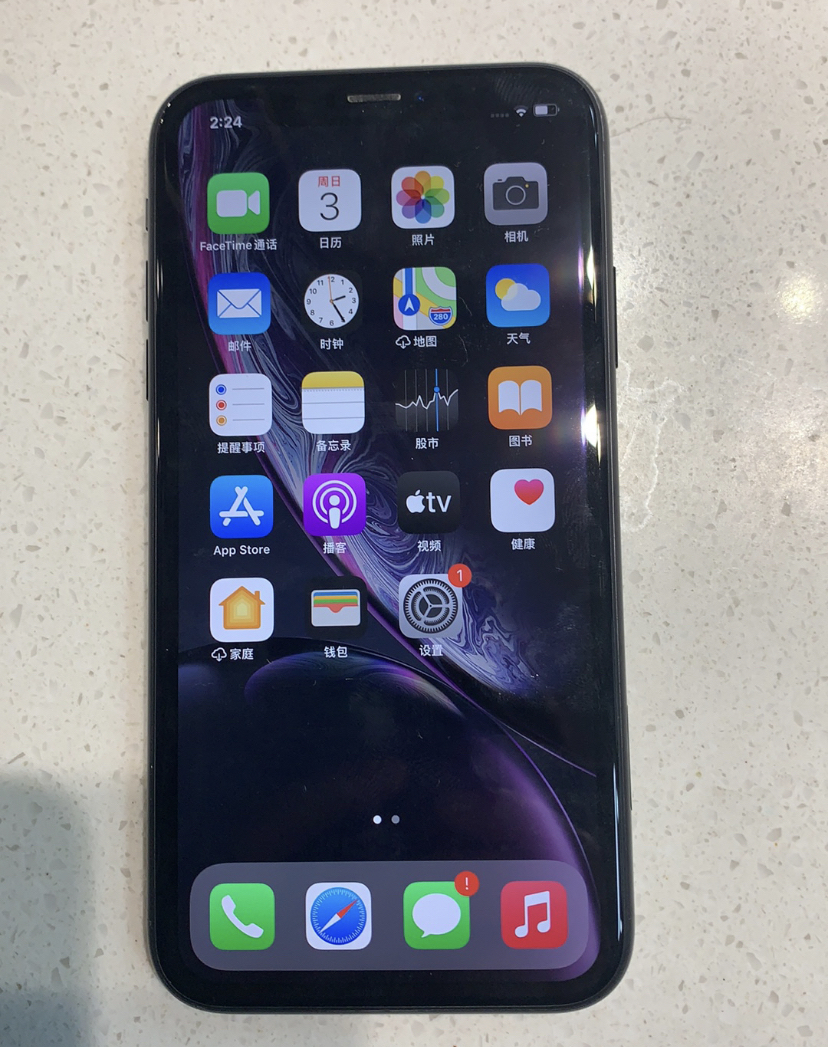 出一个国行苹果xr128g黑