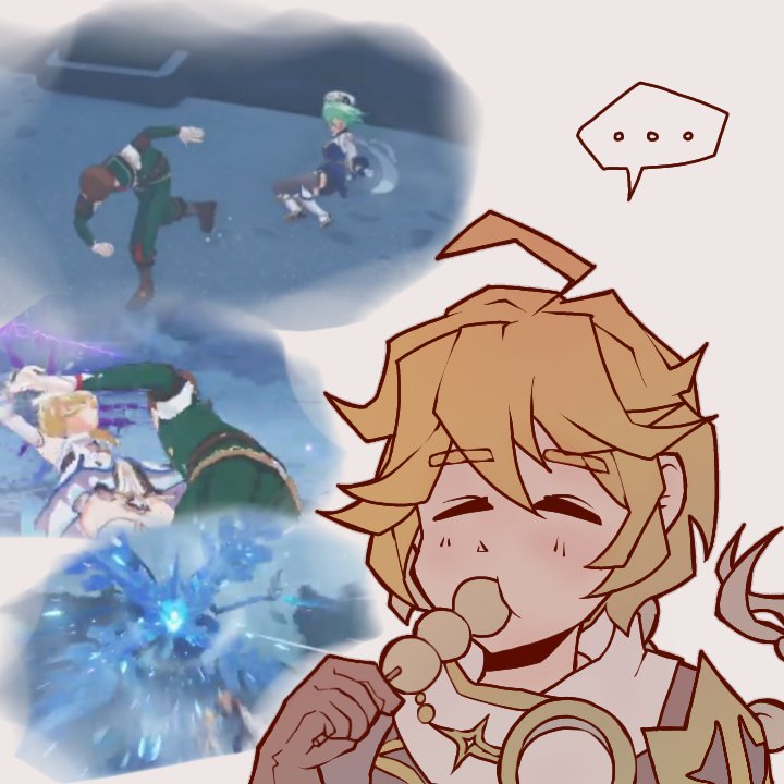 外服搬运路遇冒失的帕拉德不慌不忙拍照的可莉