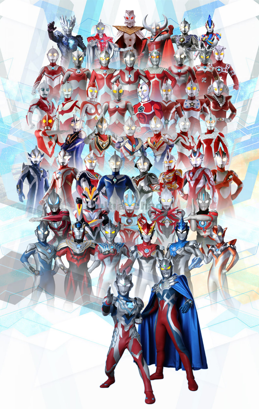 原来奥特曼的数量这么多的吗.都有52个啦?