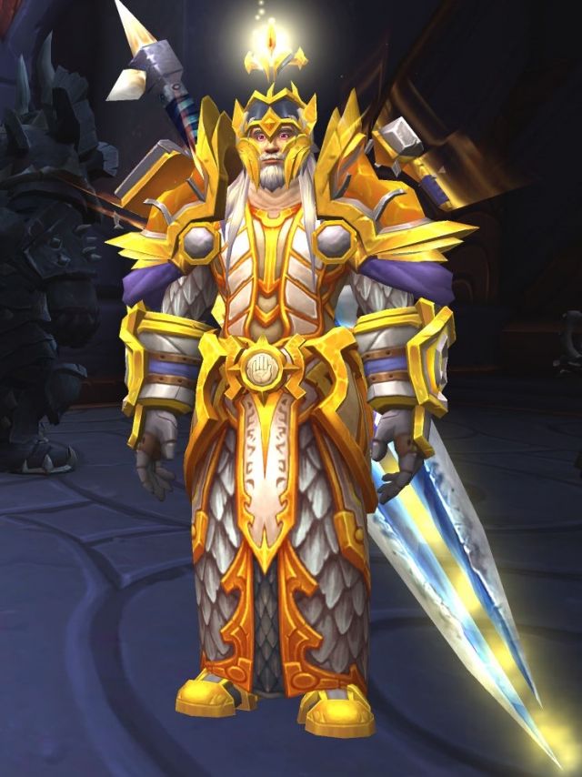 心仪的幻化终于凑齐了,最帅的大领主圣骑士