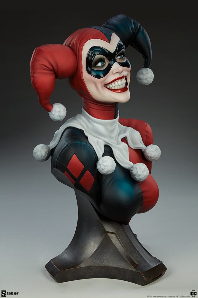 [新闻资讯] side show:dc comics 小丑女 harley quinn life-size 1:1