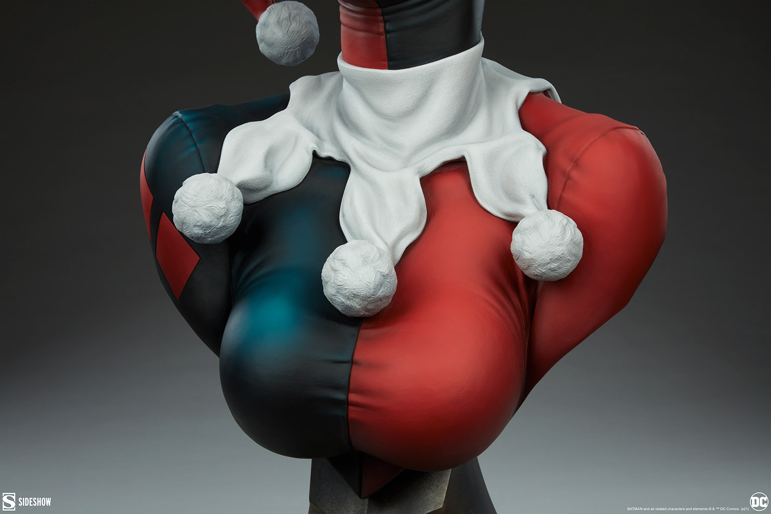 新闻资讯sideshowdccomics小丑女harleyquinnlifesize11胸像预售开启