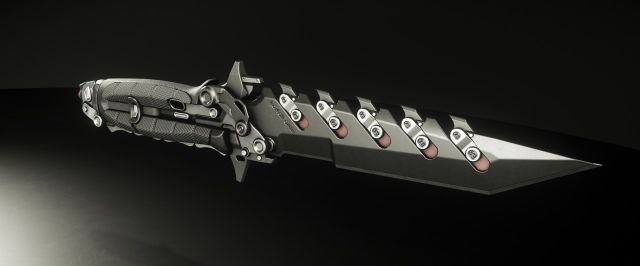 "锯齿"战术匕首(sawtooth combat knife)    生产厂商: kastak arms