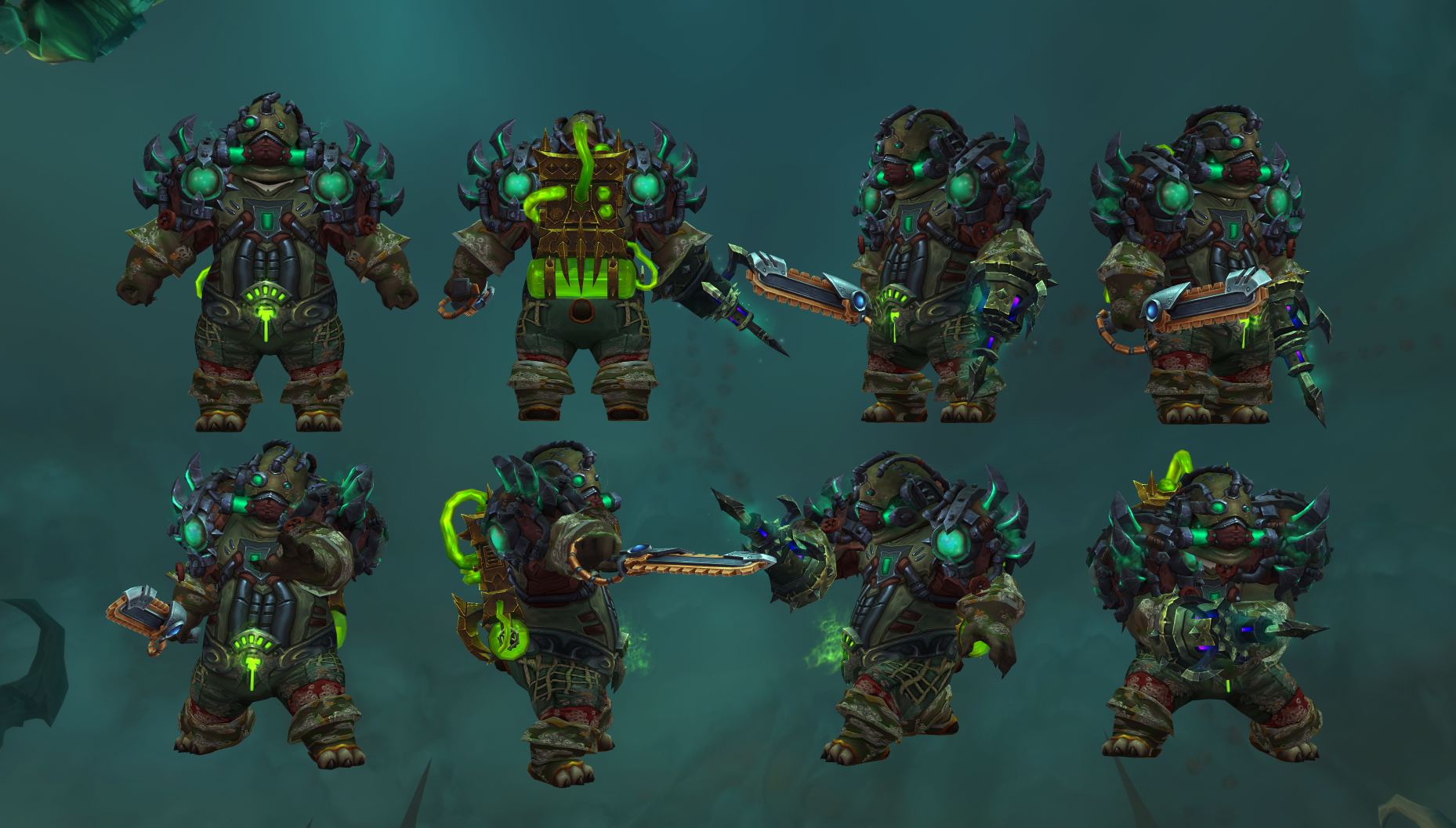 皮甲战锤40k混沌星际战士纳垢神选