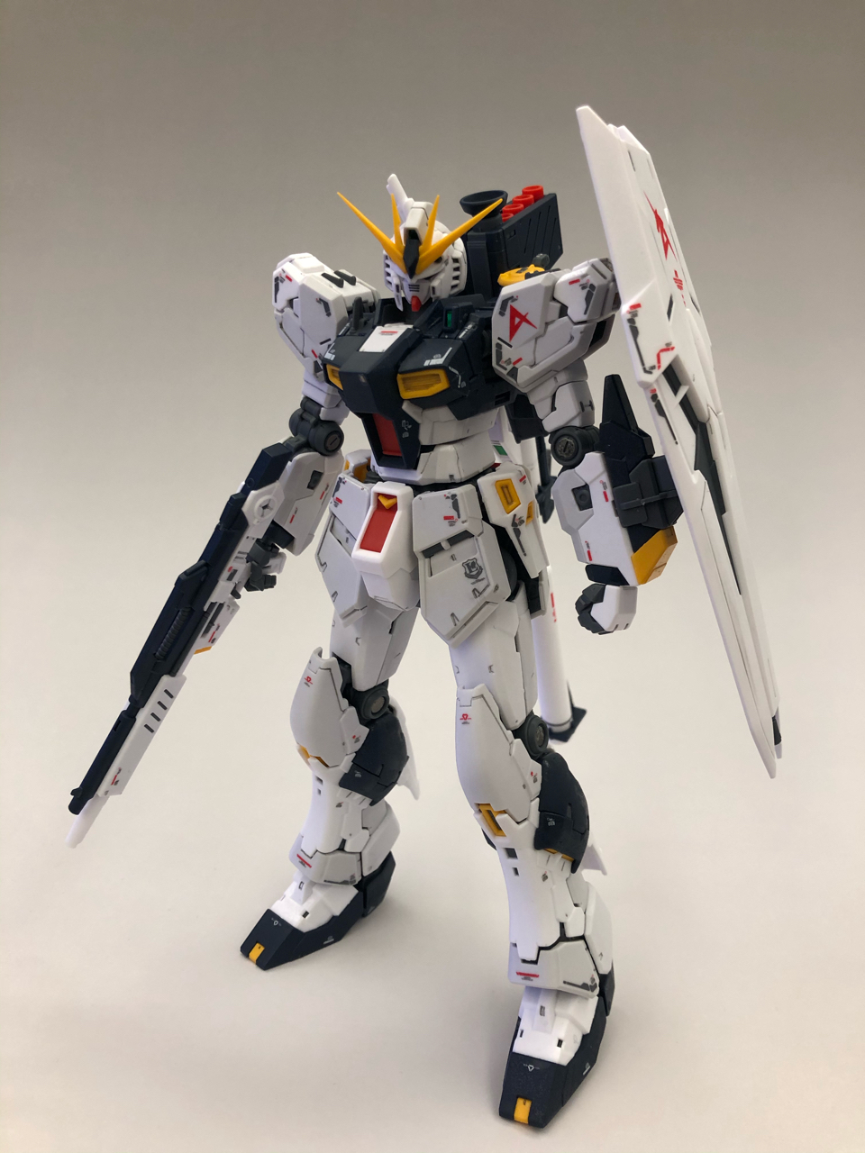 拼装萌新迟来的rg牛高达