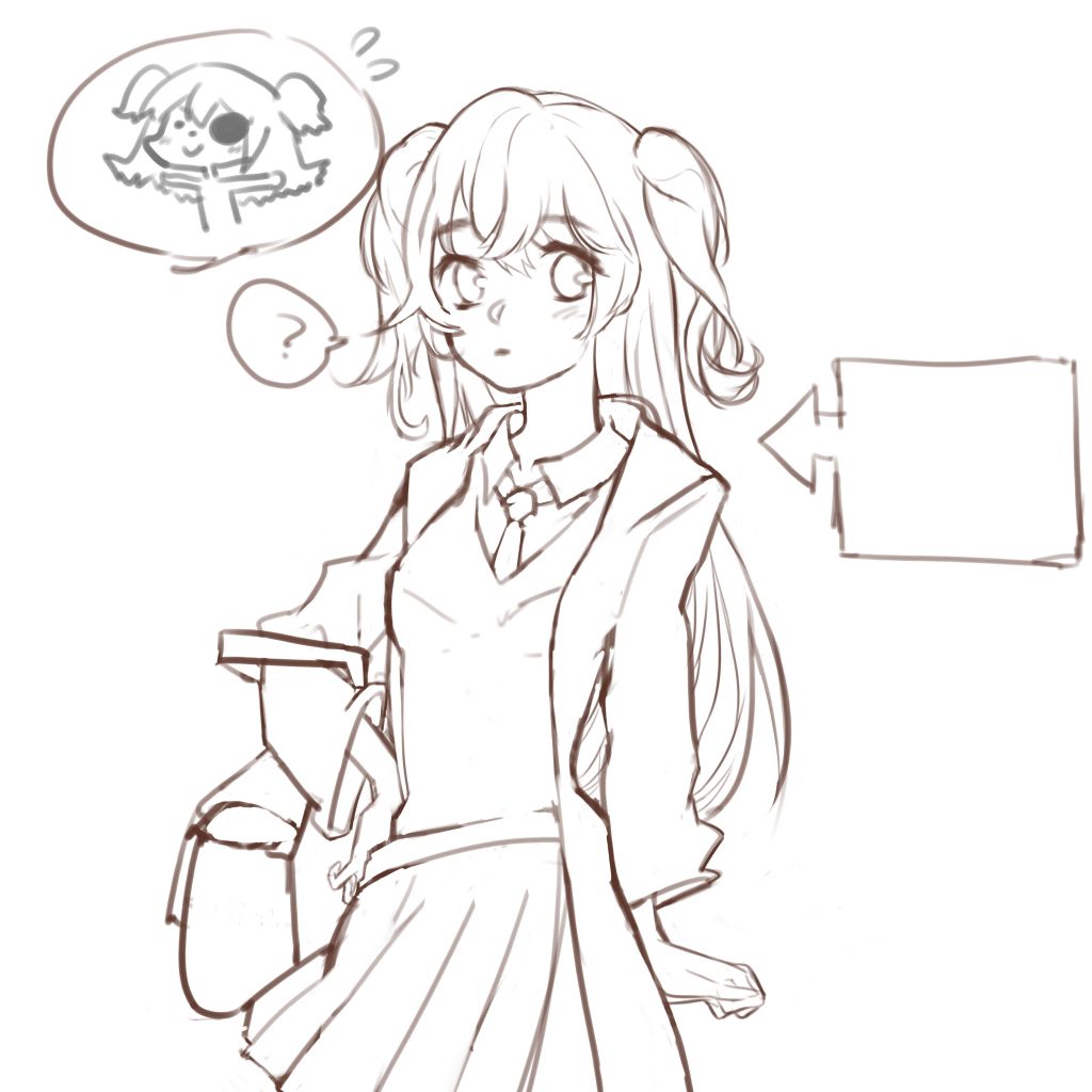 同人创作摸了一张忘戴眼罩的菲谢尔