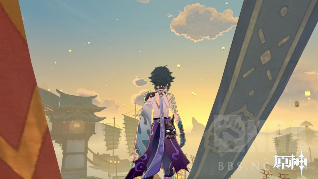 闲聊杂谈带着魈逛海灯节大家新年快乐